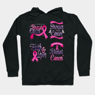In October We Wear Pink Breast Cancer Awareness Survivor Hoodie